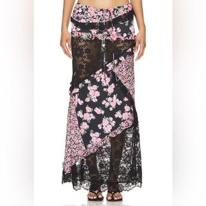 For Love and Lemons Maxi skirt